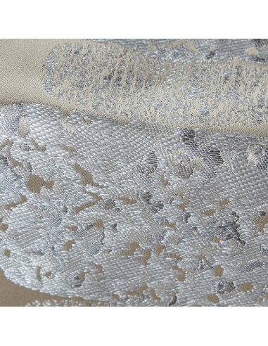 Camino de mesa gris rectángulos