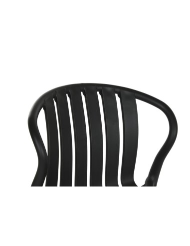 Taburete negro minimalista