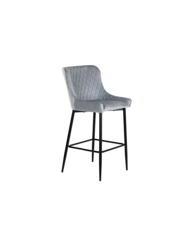 Taburete rombos gris