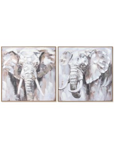 Cuadros elefantes blancos 2 surt.