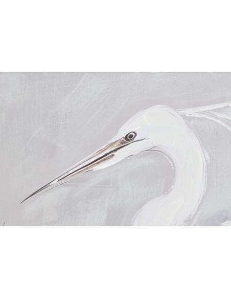 Cuadro lienzo garza 2 surt.