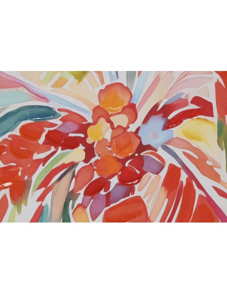 Cuadro palmera colorida