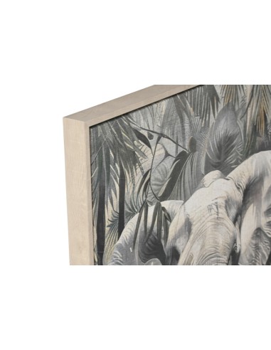 Cuadro elefante y palmeras 2 surts.