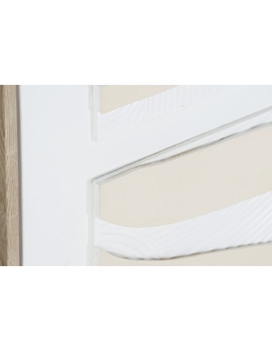 Cuadro abstracto líneas beiges 2 surt.