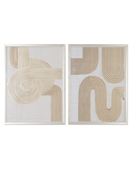 Cuadro yeso moderno abstracto 2 surt.