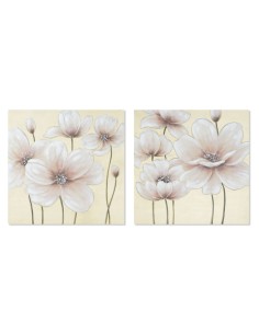 Cuadro amapolas blancas 2 surt.