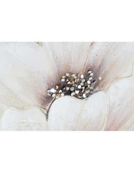 Cuadro amapolas blancas 2 surt.