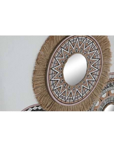 Cuadro yute en 3D y espejos