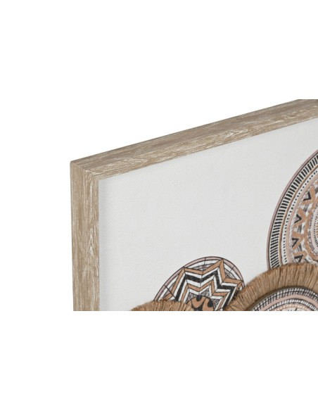 Cuadro yute en 3D y espejos