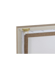 Cuadro lienzo jarrones con moldura 2