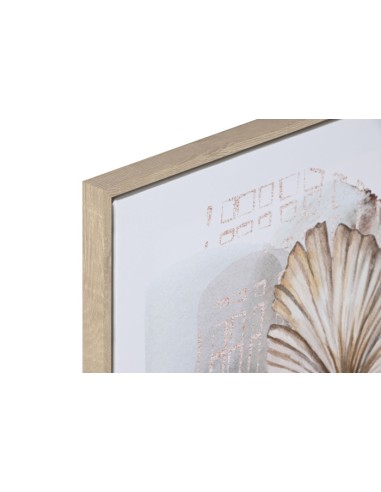 Cuadro lienzo jarrones con moldura