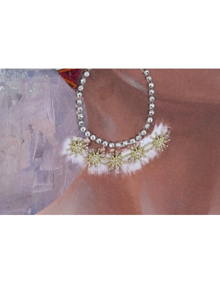 Cuadro Africana en lienzo