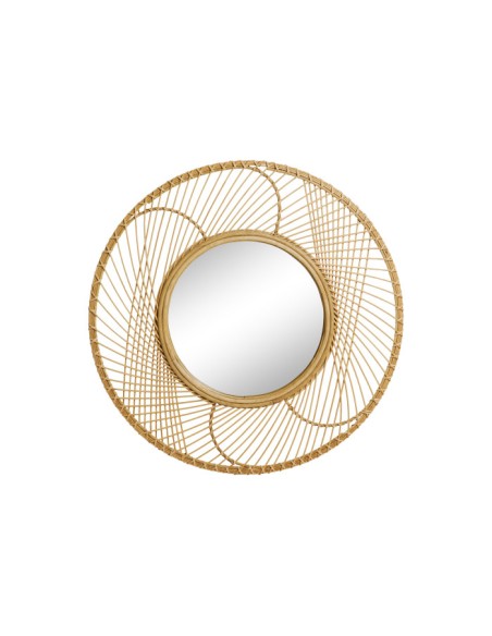 Espejo ratán natural