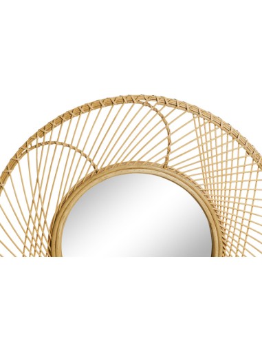 Espejo ratán natural