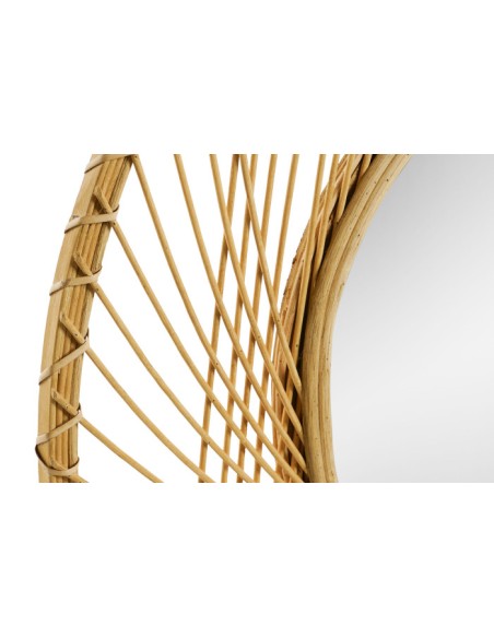 Espejo ratán natural