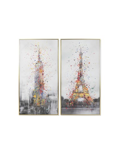 Cuadro Paris /New york vertical