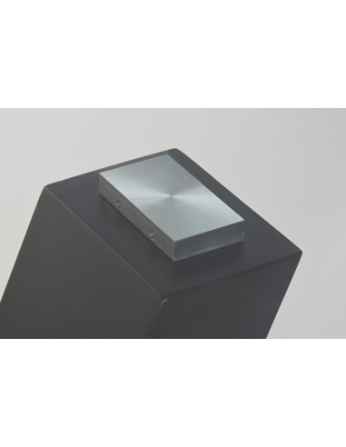 Mueble de entrada madera con cristal templado