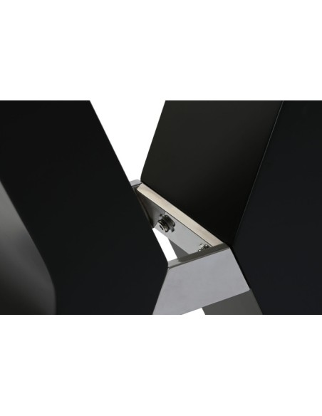 Mueble de entrada madera con cristal templado