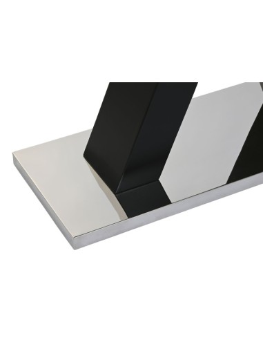 Mueble de entrada madera con cristal templado