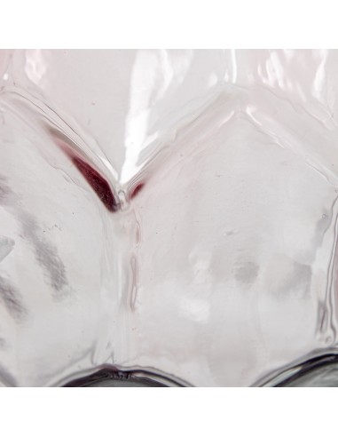 Juego 3 copas talladas rojas