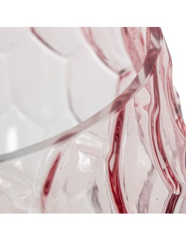 Juego 3 copas talladas rojas