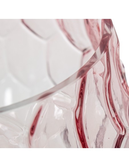 Juego 3 copas talladas rojas