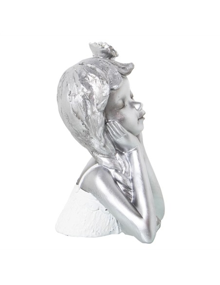 Figura niña plateada