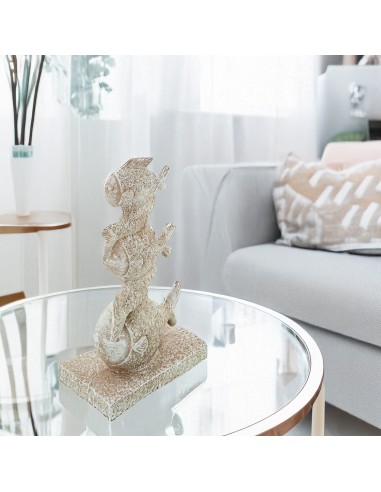 Figura peces blanco envejecido