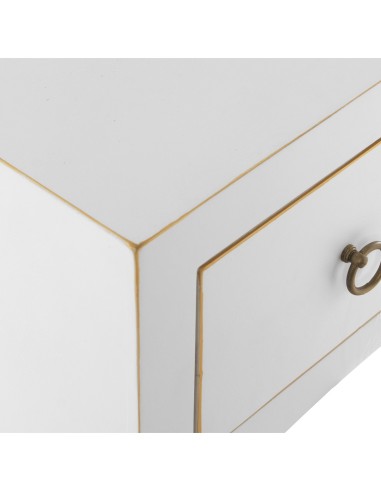 Mueble de entrada blanco 3 cajones