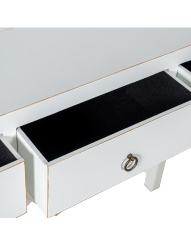 Mueble de entrada blanco 3 cajones