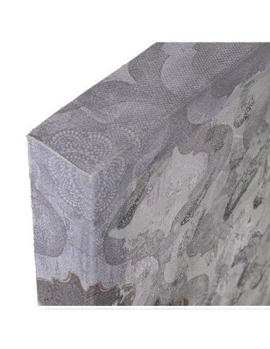 Cuadro lienzo de buda gris