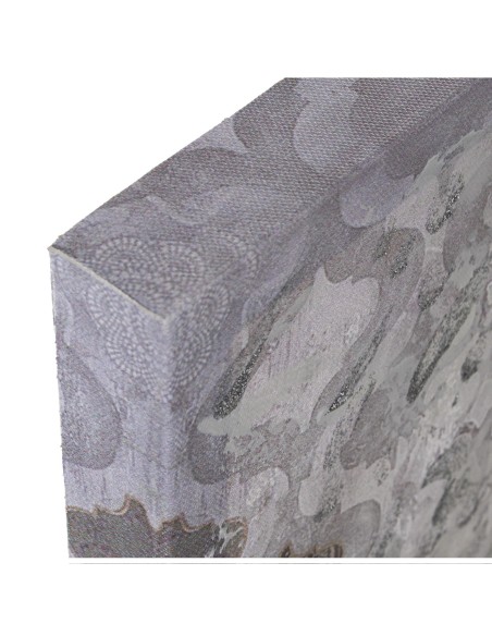 Cuadro lienzo de buda gris