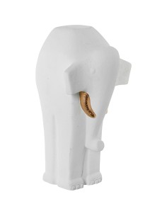 Figura cerámica elefante blanco grande 2