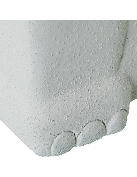 Figura cerámica elefante blanco grande