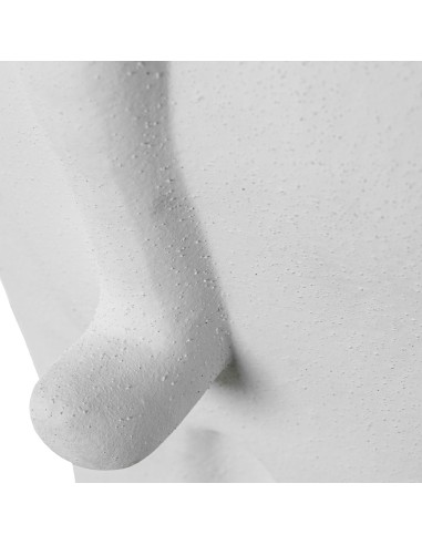 Figura cerámica elefante blanco grande