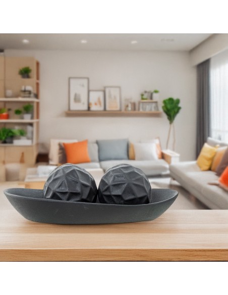 Bola cerámica negra diseño