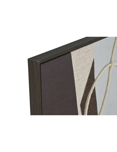 Cuadro abstracto 3D con cuerda