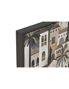 Cuadro lienzo diseño casas 2