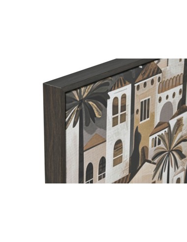 Cuadro lienzo diseño casas