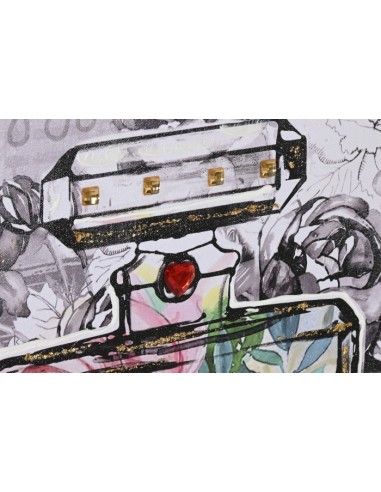 Cuadro en lienzo diseño perfumes