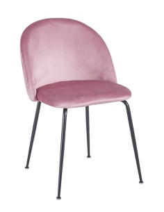 Silla terciopelo Nilda patas negras