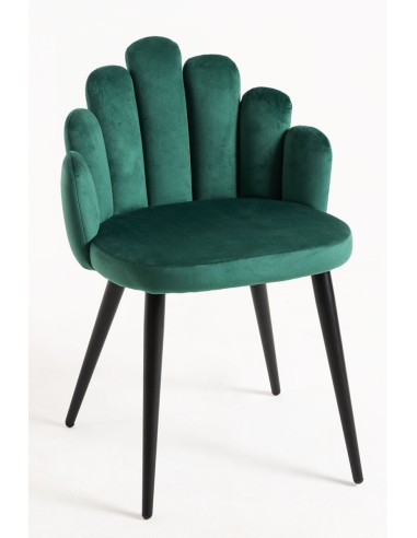 Silla terciopelo Hanpe diseño concha