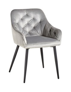 Silla terciopelo Lensa patas negras 2