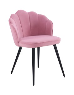 Silla terciopelo Menpu patas metal