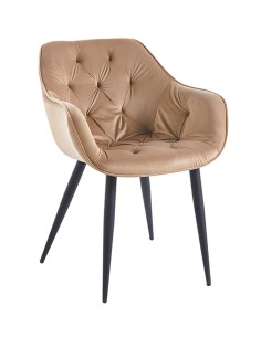 Silla Creta terciopelo patas negras 2