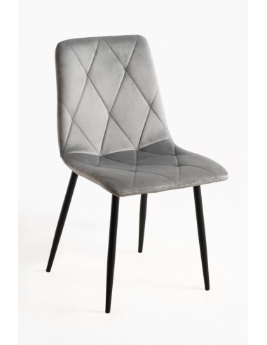 Silla terciopelo Sonki patas negras