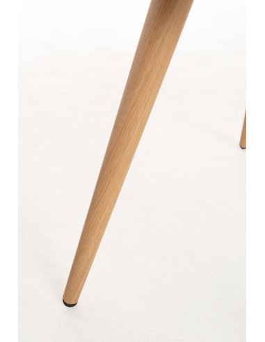 Silla terciopelo Menpu patas símil madera