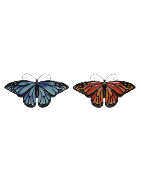 Decoración de pared mariposa de metal