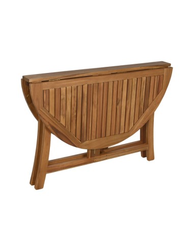 Mesa redonda madera de acacia