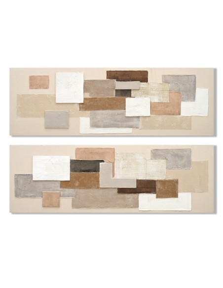 Cuadro lienzo abstracto alargado